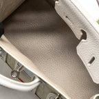 Hermes Birkin 20 Faubourg Snow Matt Alligator / Togo / Epsom/ Swift beton SHW