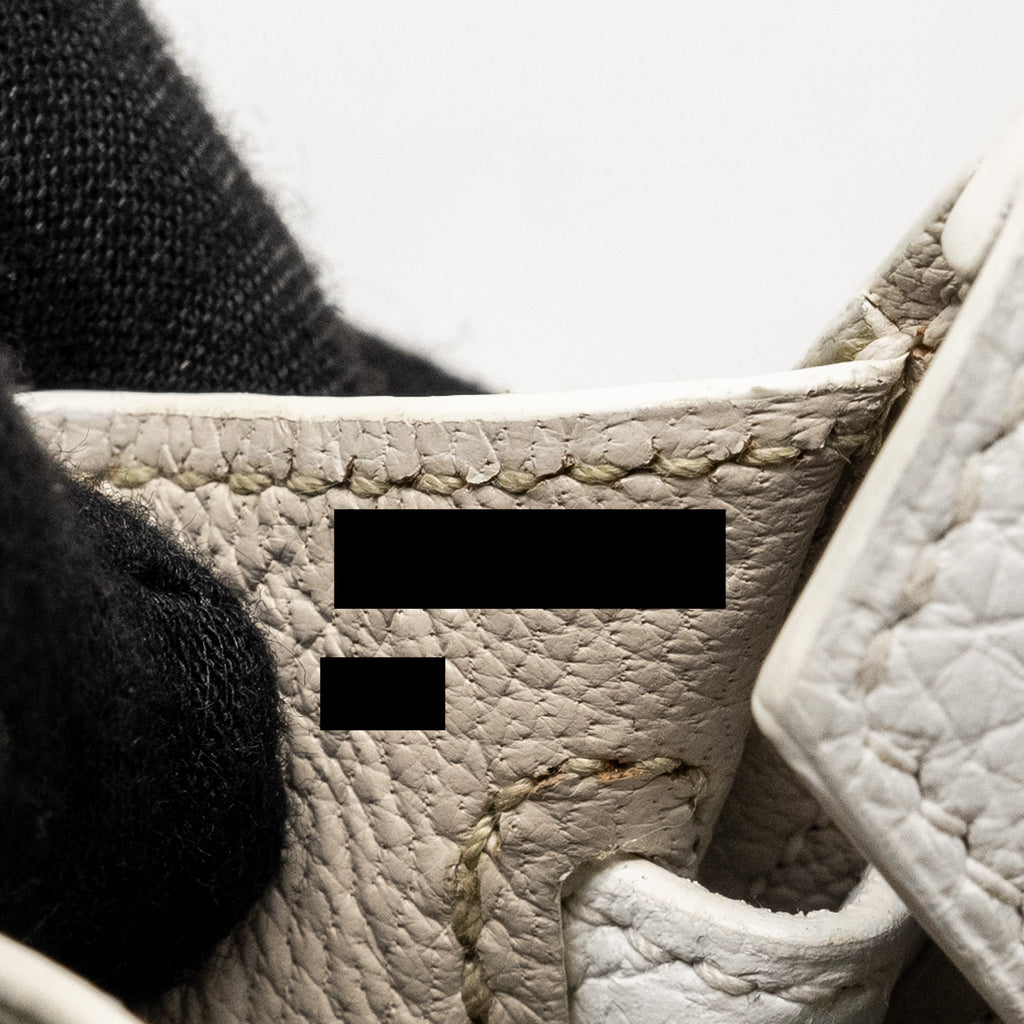 Hermes Birkin 20 Faubourg Snow Matt Alligator / Togo / Epsom/ Swift beton SHW