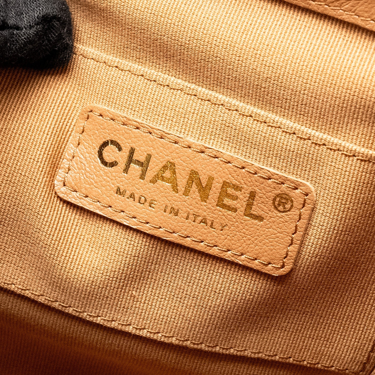 CHANEL 24P MINI DUMA BACKPACK CALFSKIN CARAMEL LGHW (MICROCHIP)