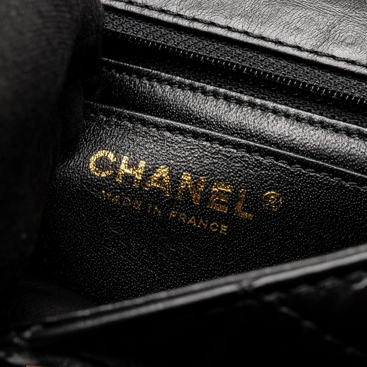 CHANEL MINI 2.55 REISSUE AGED CALFSKIN BLACK GHW