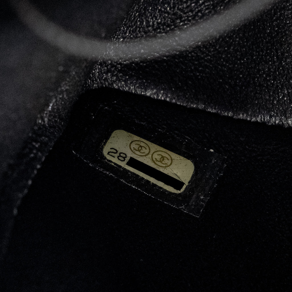 CHANEL MINI 2.55 REISSUE AGED CALFSKIN BLACK GHW