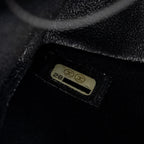 CHANEL MINI 2.55 REISSUE AGED CALFSKIN BLACK GHW