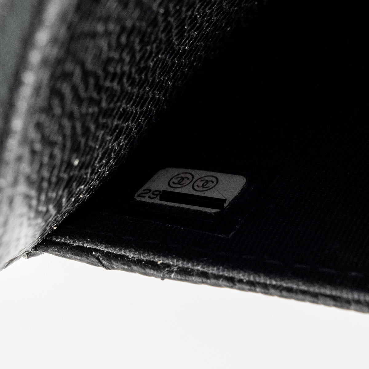 CHANEL CLASSIC WALLET ON CHAIN CAVIAR BLACK GHW