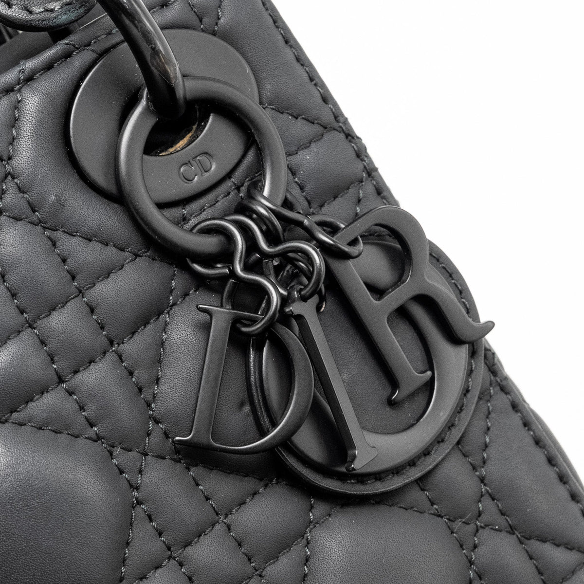 DIOR MINI LADY DIOR CALFSKIN SO BLACK