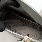 DIOR MY ABC SMALL LADY DIOR LAMBSKIN GREY LGHW