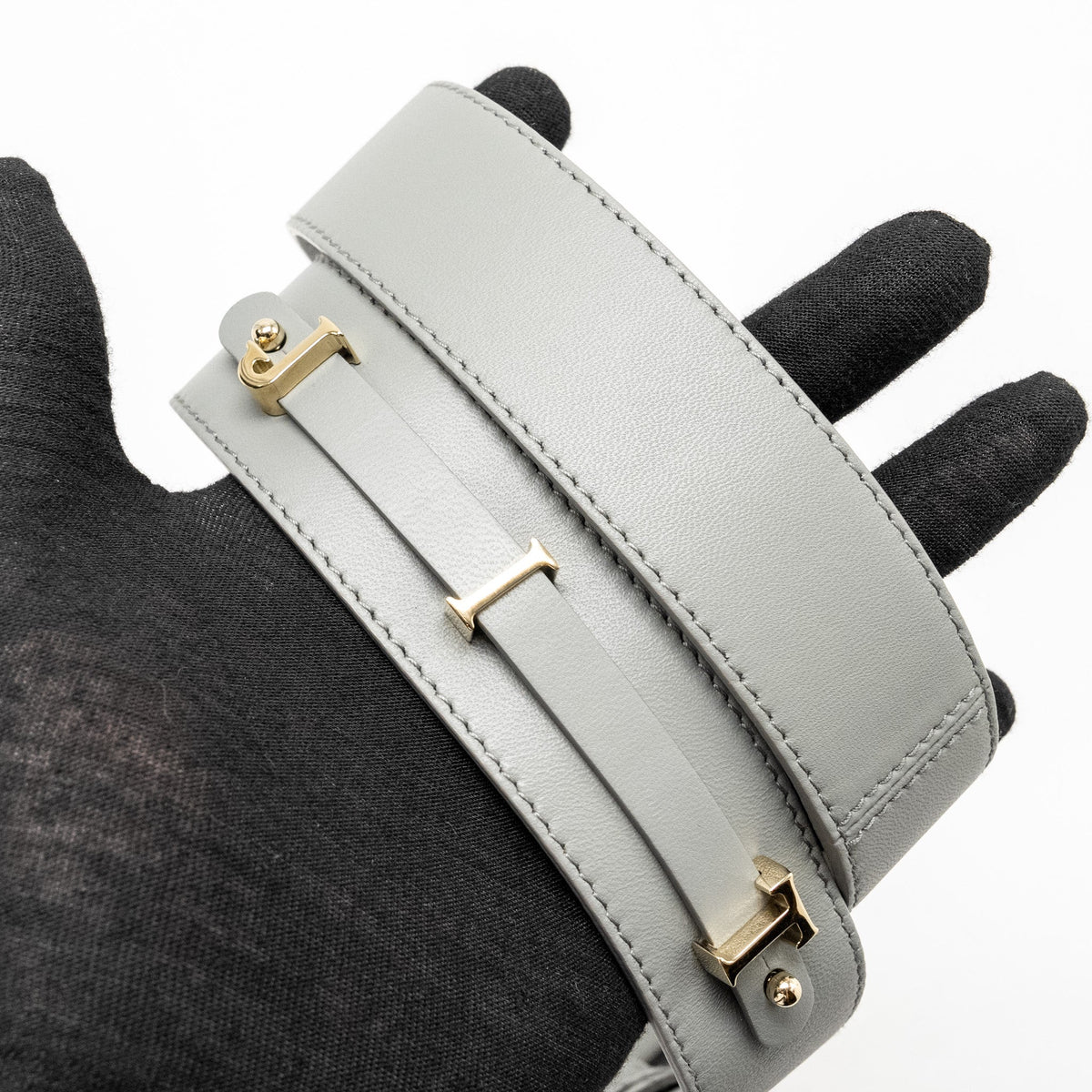 DIOR MY ABC SMALL LADY DIOR LAMBSKIN GREY LGHW