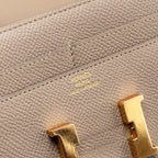 HERMES CONSTANCE COMPACT WALLET EPSOM GRIS ASPHALTE GHW