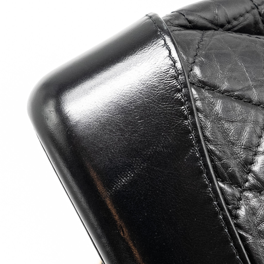 CHANEL SMALL GABRIELLE BACKPACK CALFSKIN BLACK MULTICOLOUR HARDWARE (MICROCHIP)