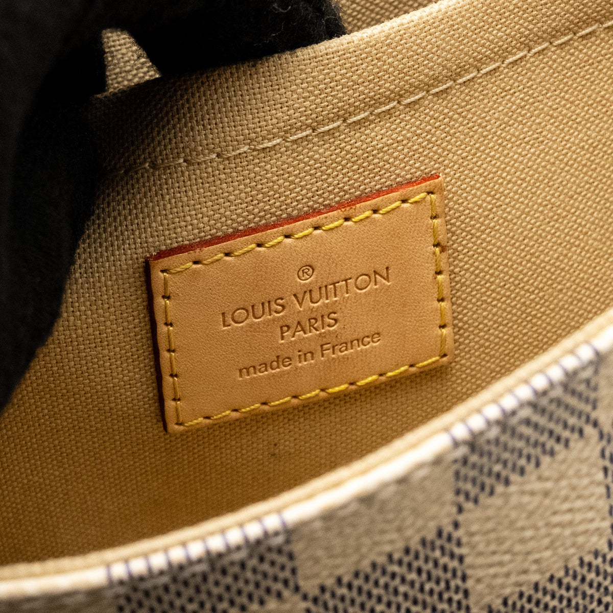 LOUIS VUITTON FAVORITE PM DAMIER AZUR CANVAS GHW