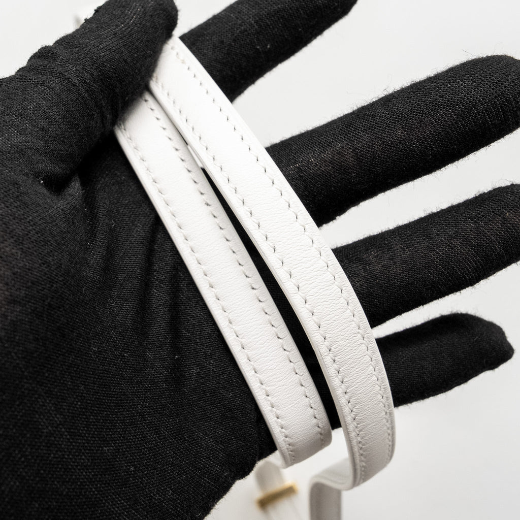 HERMES MINI CONSTANCE SWIFT NEW WHITE LGHW