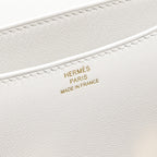Hermes Mini Constance Swift New White LGHW