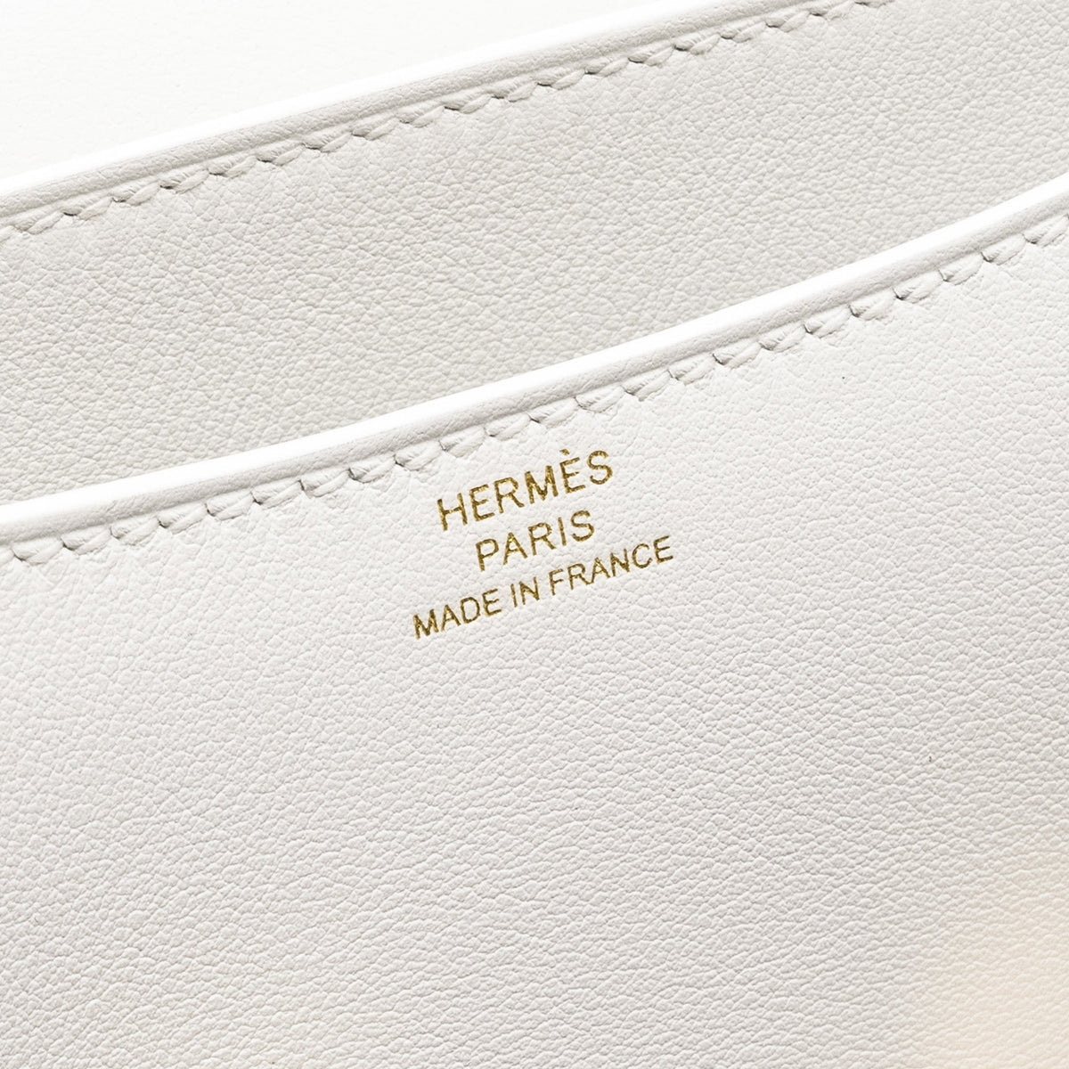 Hermes Mini Constance Swift New White LGHW