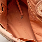 CHANEL DEAUVILLE TOTE BAG CANVAS/ CALFSKIN PINK SHW