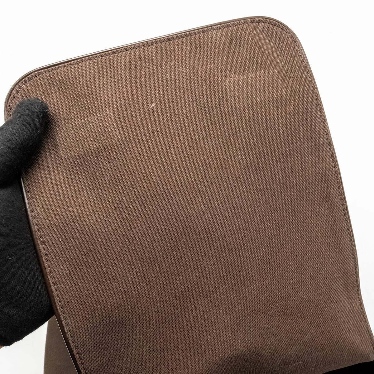 LOUIS VUITTON BROOKLYN PM MESSENGER BAG DAMIER EBENE CANVAS BROWN HARDWARE