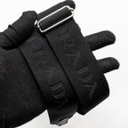PRADA TOP HANDLE RE-EDITION 2005 NYLON BAG BLACK SHW