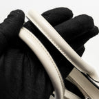 PRADA SAFFIANO MONOCHROME BAG WHITE SHW