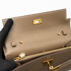 Hermes Kelly To Go Epsom Etoupe GHW