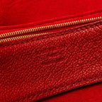 LOUIS VUITTON PALLAS CHAIN BAG MONOGRAM CANVAS/LEATHER RED GHW