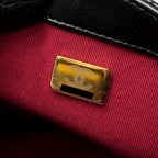 CHANEL 22B MINI FLAPBAG LAMBSKIN BLACK GHW (MICROCHIP)