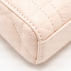 DIOR LADY D-JOY MICRO BAG LAMBSKIN POWDER PINK LGHW