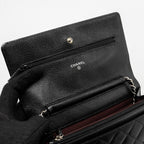 CHANEL CLASSIC WALLET ON CHAIN CAVIAR BLACK SHW