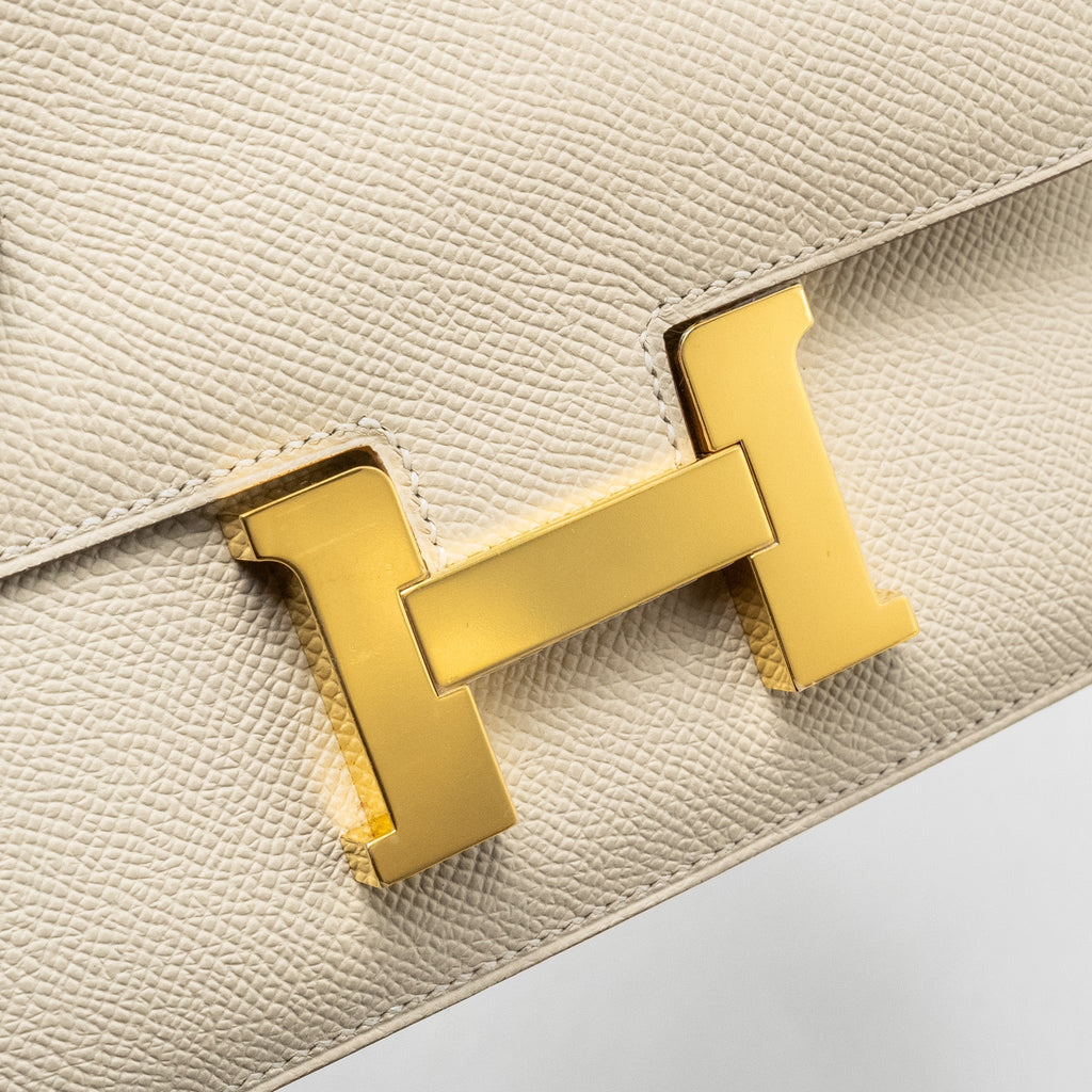 HERMES MINI CONSTANCE EPSOM CRAIE GHW