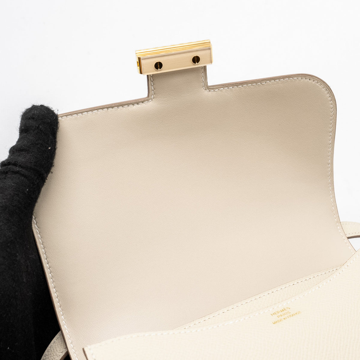 HERMES MINI CONSTANCE EPSOM CRAIE GHW
