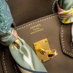 Hermes Birkin 25 Swift Etoupe GHW