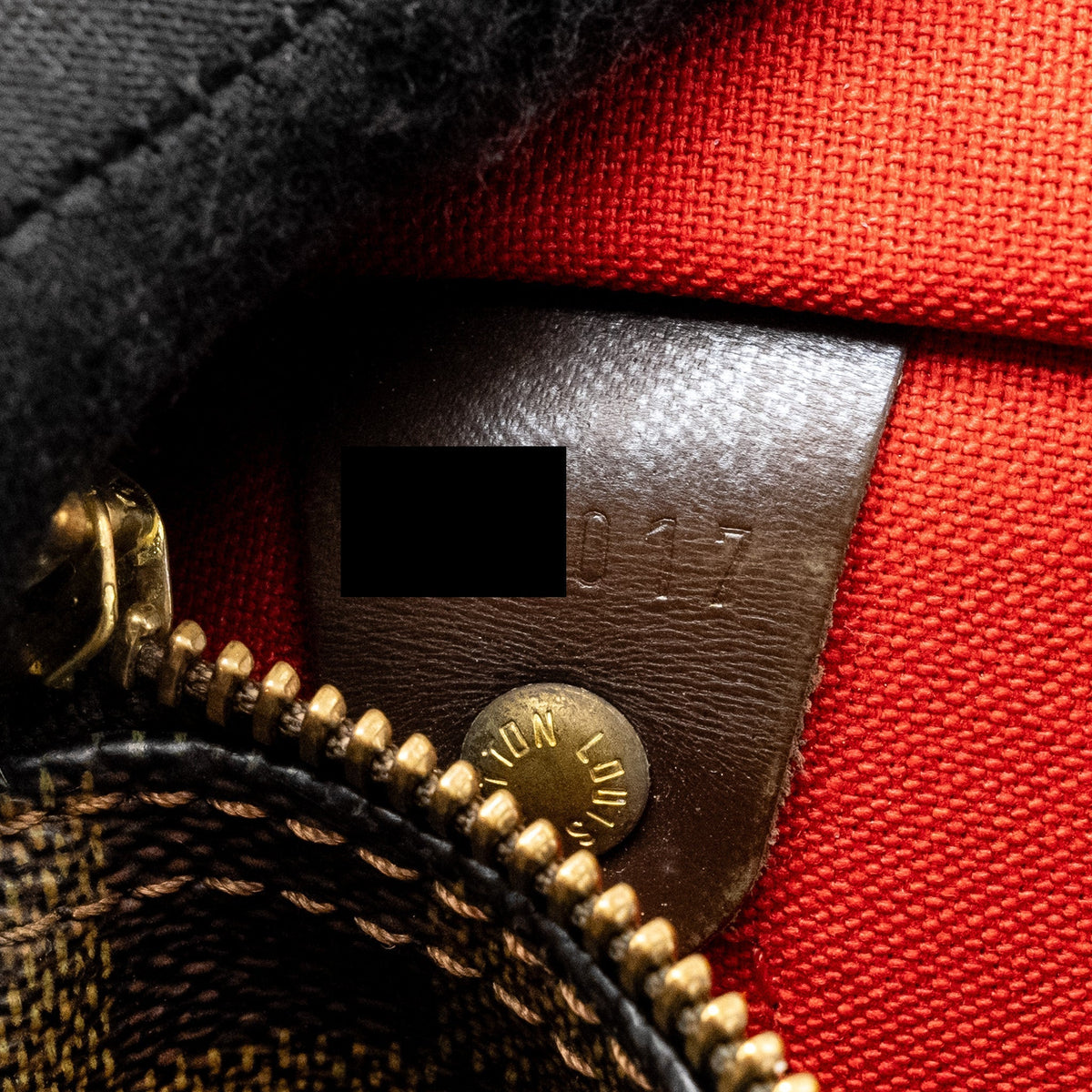 LOUIS VUITTON SPEEDY 25 DAMIER EBENE CANVAS GHW