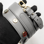 DIOR MY ABC SMALL LADY DIOR LAMBSKIN GREY LGHW