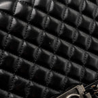 CHANEL NEW MEDIUM CHAIN EDGE BOY BAG CALFSKIN BLACK RUTHENIUM SHW