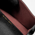 CHANEL CLASSIC FLAP CARD HOLDER CAVIAR BLACK GHW (MICROCHIP)