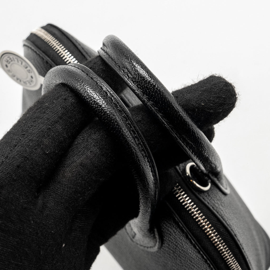 HERMES MINI BOLIDE CHEVRE MYSORE BLACK SHW