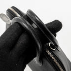 HERMES MINI BOLIDE CHEVRE MYSORE BLACK SHW