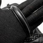 CHANEL LONG VANITY CASE LAMBSKIN SO BLACK (MICROCHIP)