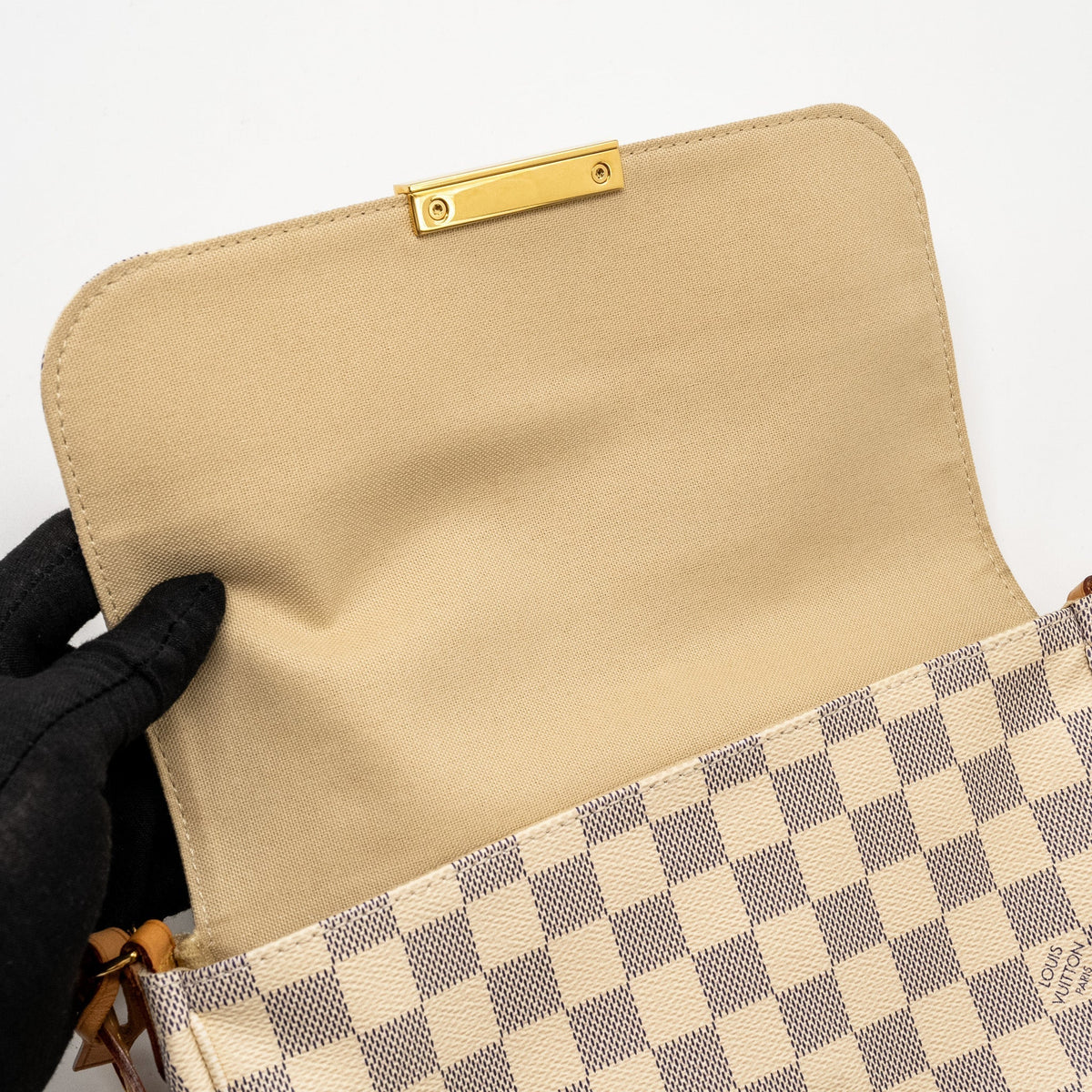 LOUIS VUITTON FAVORITE MM DAMIER AZUR CANVAS GHW