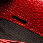 GUCCI DIONYSUS WALLET ON CHAIN CALFSKIN RED MULTICOLOUR HARDWARE