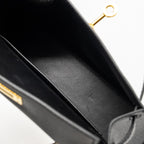 Hermes Mini Kelly II Epsom Black GHW