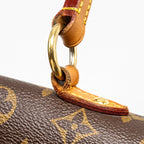 LOUIS VUITTON CLUNY BB MONOGRAM CANVAS WITH PINK STRAP GHW