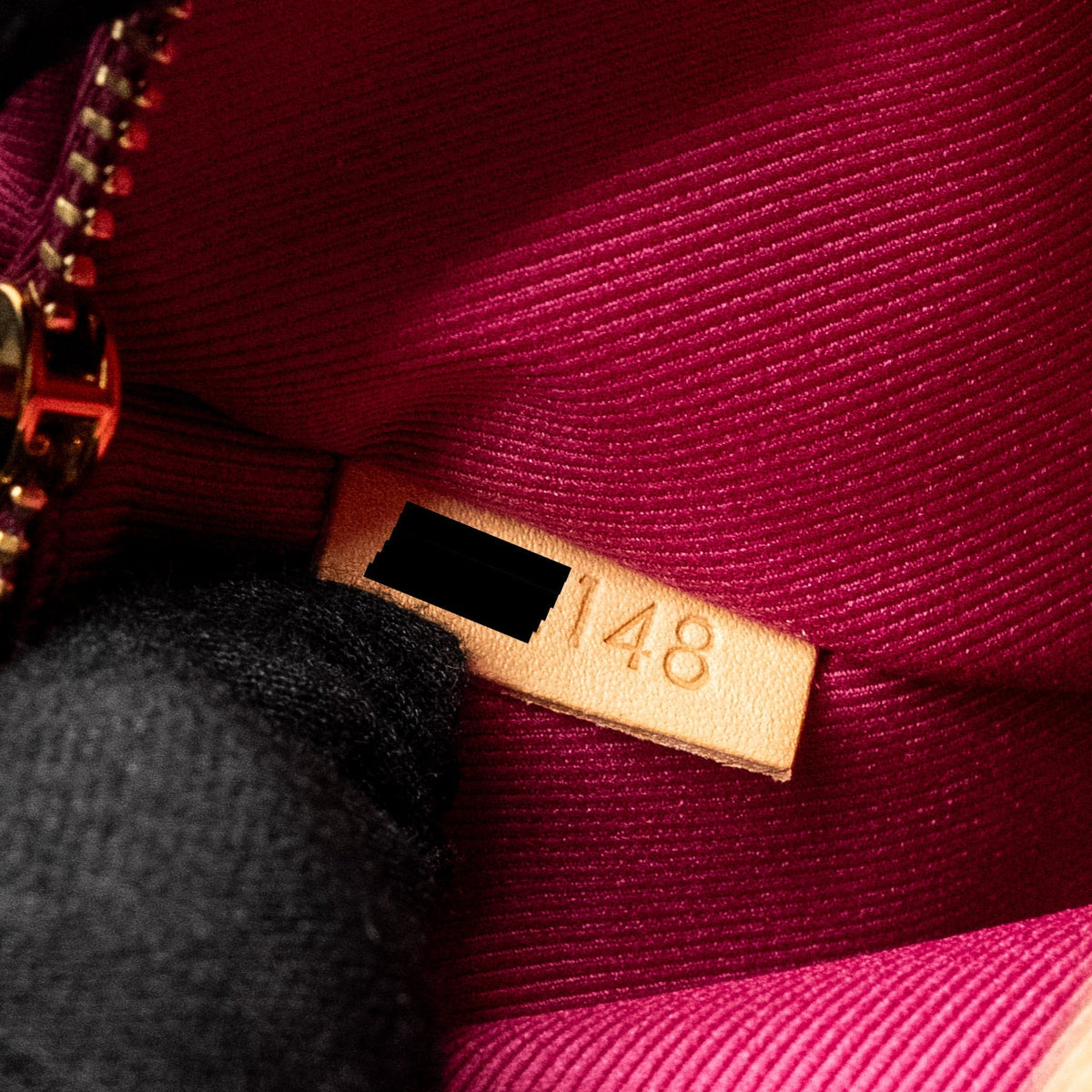 LOUIS VUITTON CLUNY BB MONOGRAM CANVAS WITH PINK STRAP GHW