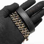 CHANEL MINI COCOHANDLE CAVIAR BLACK LGHW (MICROCHIP)