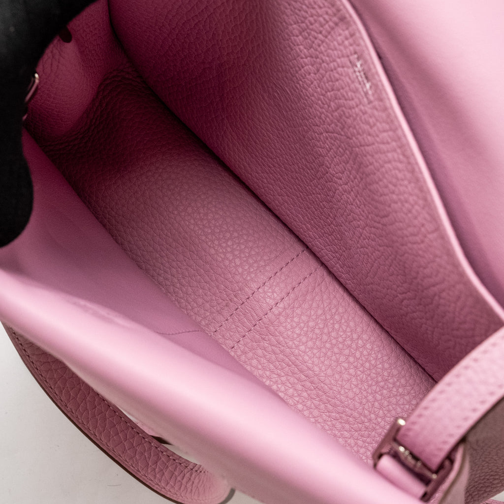 Hermes Halzan 25 Clemence X9 Mauve Sylvestre SHW