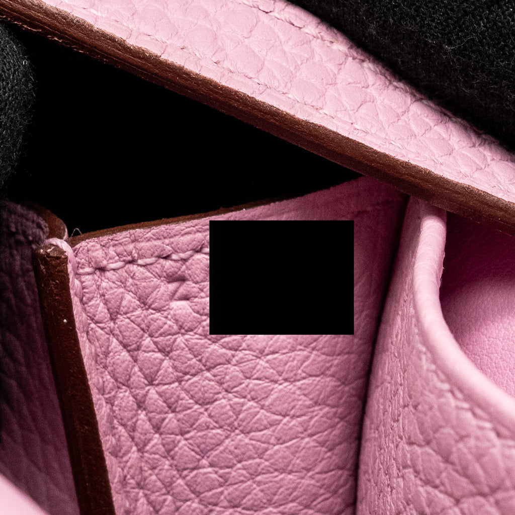 Hermes Halzan 25 Clemence X9 Mauve Sylvestre SHW