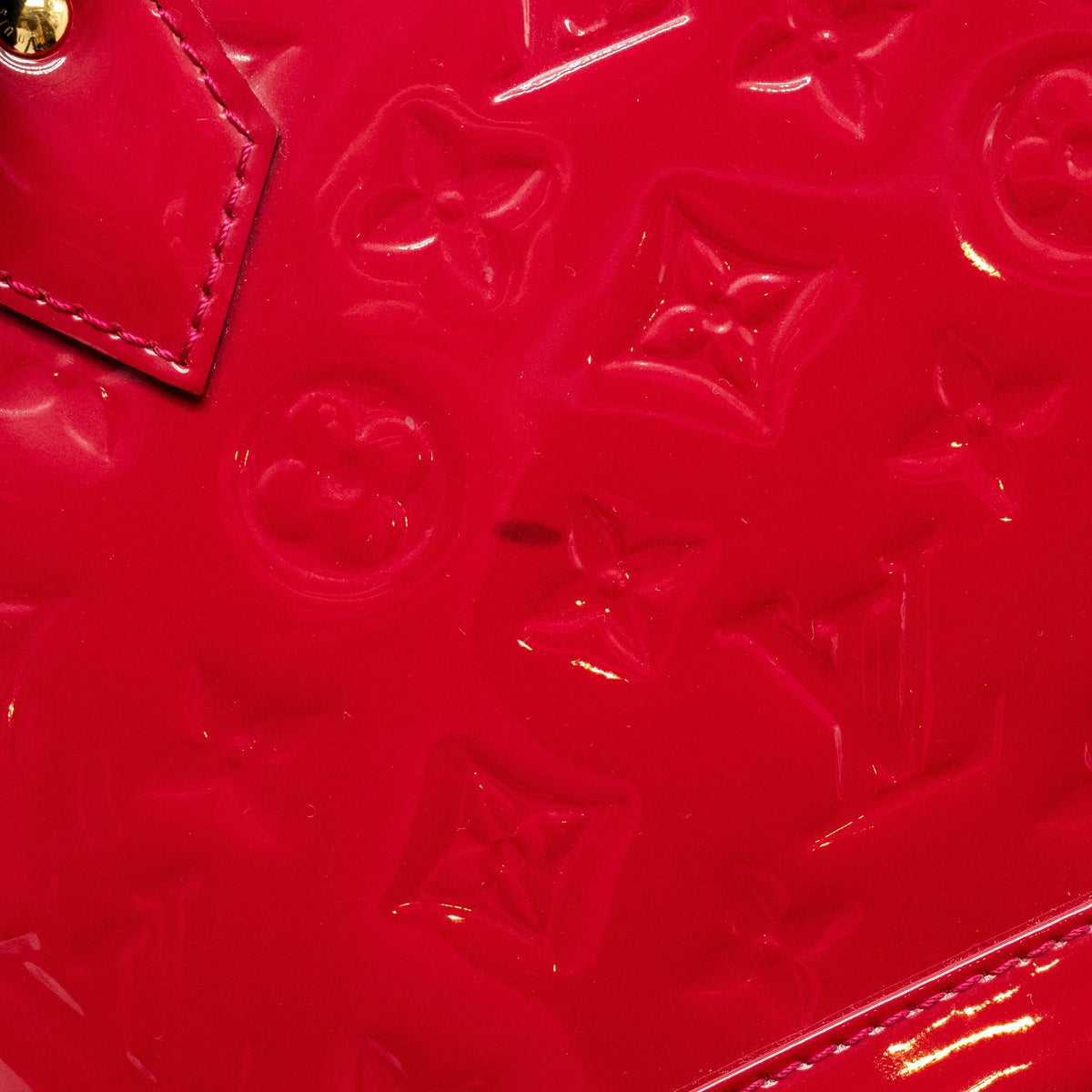 LOUIS VUITTON ALMA BB PATENT INDIAN ROSE GHW