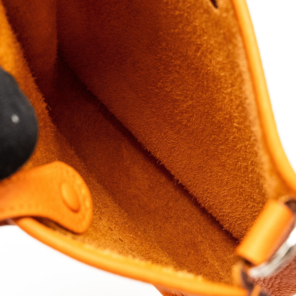 HERMES MINI EVELYNE CLEMENCE ORANGE SHW