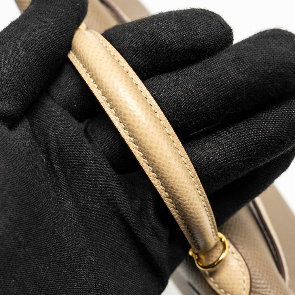 Hermes mini kelly II special order Epsom etoupe / trench GHW