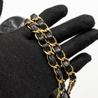 CHANEL MEDIUM CLASSIC DOUBLE FLAP BAG CAVIAR BLACK GHW (MICROCHIP)