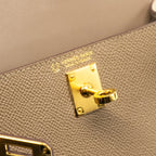 Hermes mini kelly II special order Epsom etoupe / trench GHW