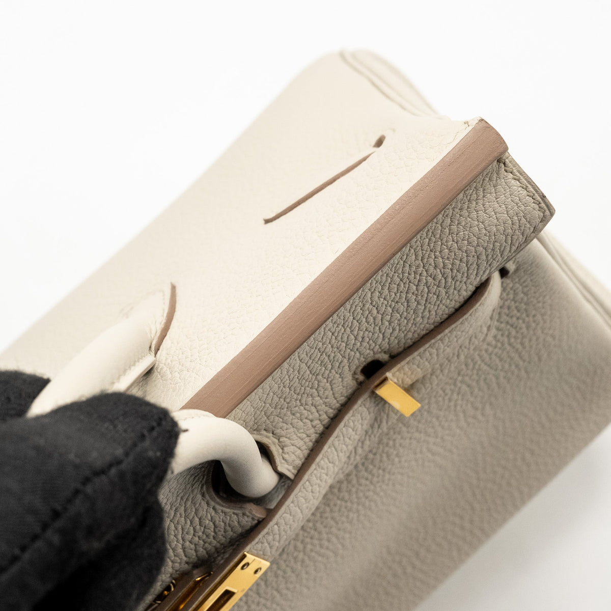 HERMES BIRKIN 25 TOGO BETON GHW