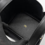 HERMES CARGO PICOTIN 18 LOCK BAG SWIFT / TOILE CANVAS BLACK GHW